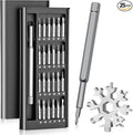 25 in 1 Small Precision Screwdriver Set with Magnetic Tools for Laptop, Xbox, MacBook, iPhone, Watch and Glasses plus 18 in 1 Snowflake Multi Tool for Men, DIY and Repair Enthusiasts