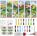 ACRNIGHEET 6PCS Cross Stitch Bookmark Kit by ACRNIGHEET