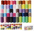 100Pcs Bobbins Sewing Threads Kit 50 Colors 500 Yards Sewing Polyester Thread by HOURFUN