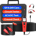 Autel Automotive Circuit Tester PowerScan PS100, Power Circuit Probe Kit, Breaker Finder, 12V 24 Relay Tester, 20ft Extension Cable AVOmeter, Test Light, Continuity Checker, for 99% Cars