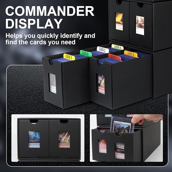 Card Storage Box, 11000+ Trading Card Storage 2000+ Toploader Card Storage Box - Image 5
