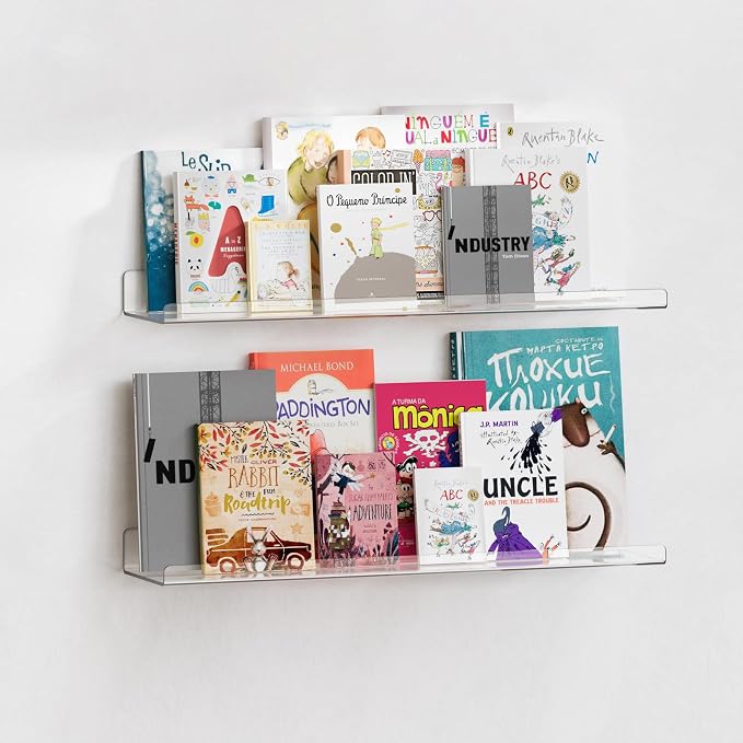 upsimples 23.6" Acrylic Shelves by upsimples