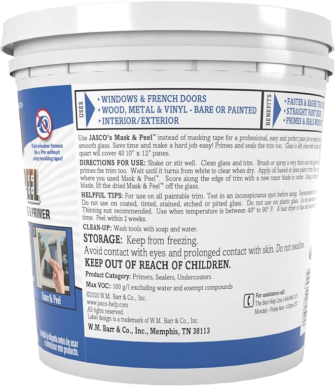 JASCO Liquid Mask & Peel, Liquid Masking Tape, 1 Quart - Image 4