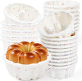 4 Inch Silicone Mini Fluted Tube Cake Pans by AOTASO