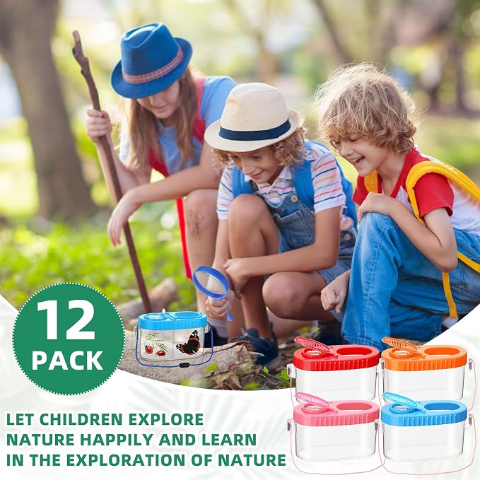Halloscume 12 Pcs Insect Bug Viewer - Image 6