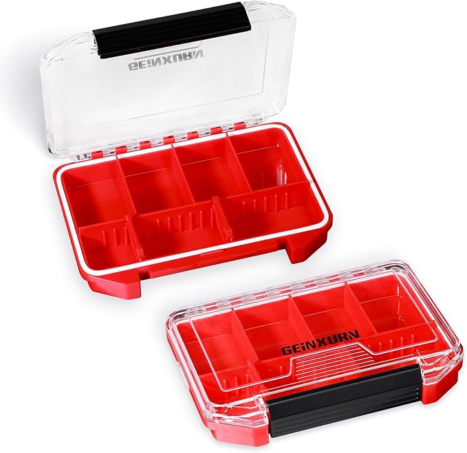 IPX4 Waterproof Small Storage Parts Organizer, Small Parts Case with Removable Dividers, Screwdriver Bit Set Box