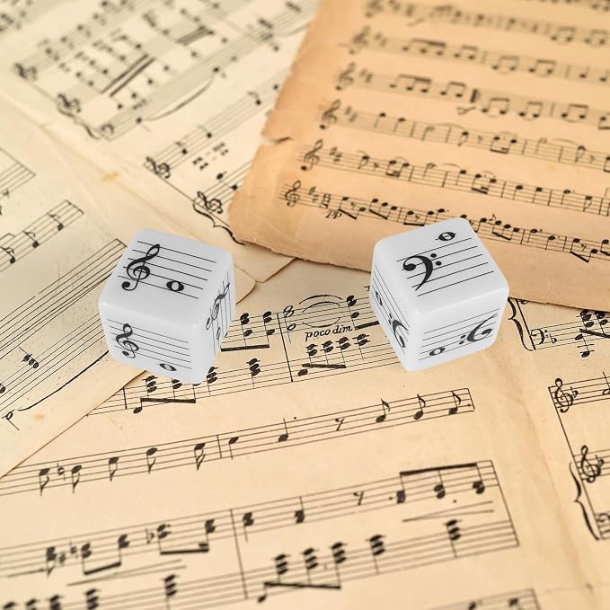 oyeftp Fun Five-Line Staff Music Note Dice - Image 6
