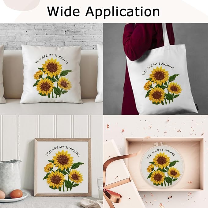 Nuberlic Sunflower Embroidery Kit - Image 5