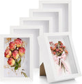 Hacaroa 6 Pack 4 x 6 Inches Shadow Box Frame, Small Wood Frame Memory Display by Hacaroa