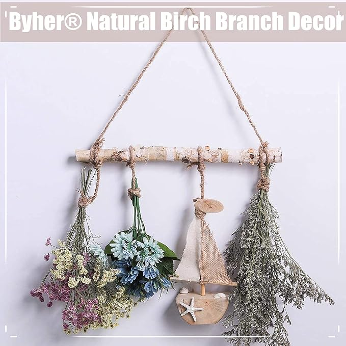 BYHER 15-Inch White Birch Logs for Decoration - Image 6