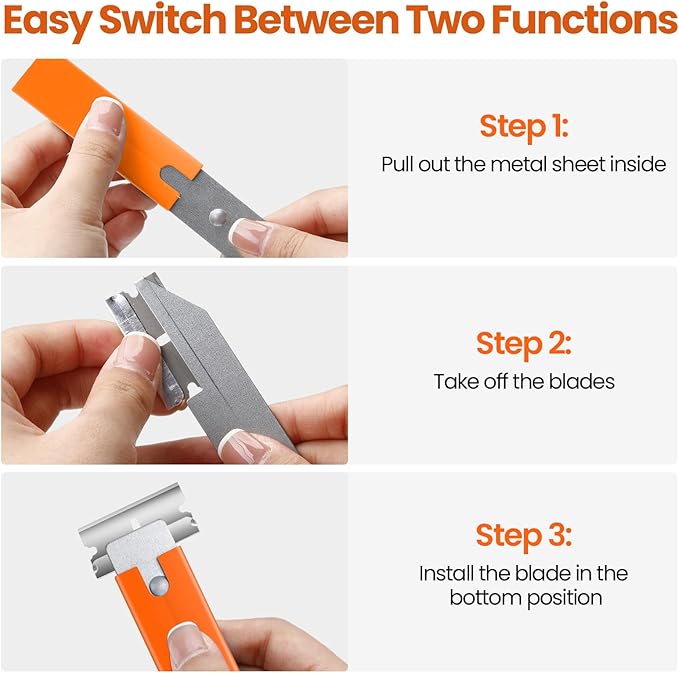 Lasnten 48 Pieces Box Cutters Bulk Retractable Cardboard Cutter Single Edge Handy Mini Box Knife Razor Blade Cutter Iron Body Utility Knife for Paper Packages Letter(Orange)
