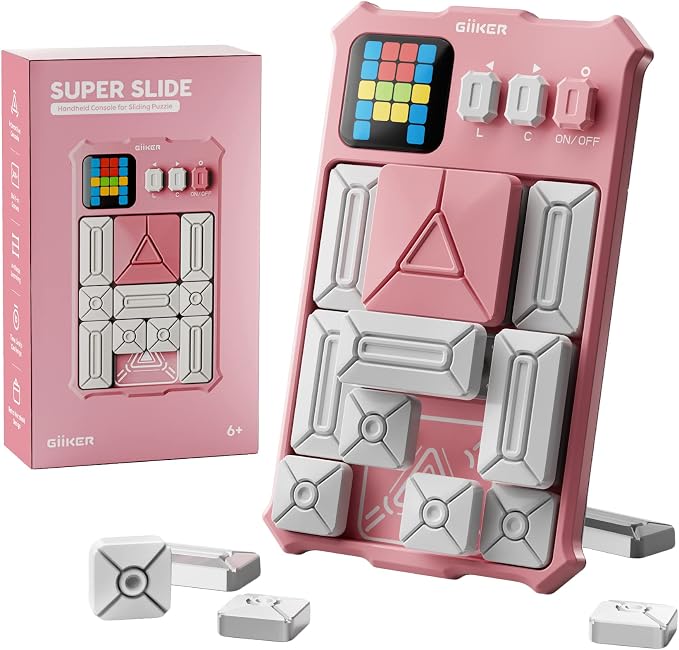 GiiKER Super Slide Puzzle Games, Original 500+ Challenges Brain Teaser Puzzle by GiiKER