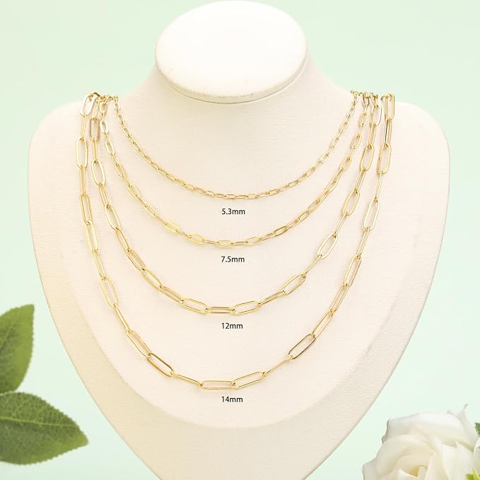 SMYHTGLIF 5 Meters Gold Chain Bulk - Image 7