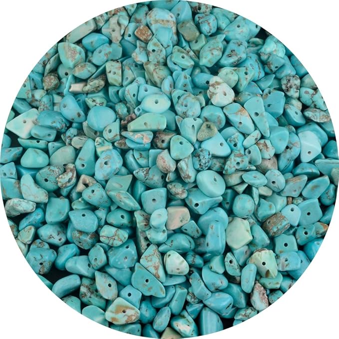 Chip Stone Beads Turquoise 5-8mm About 400 Pieces Irregular Gemstones Healing by Cmidy