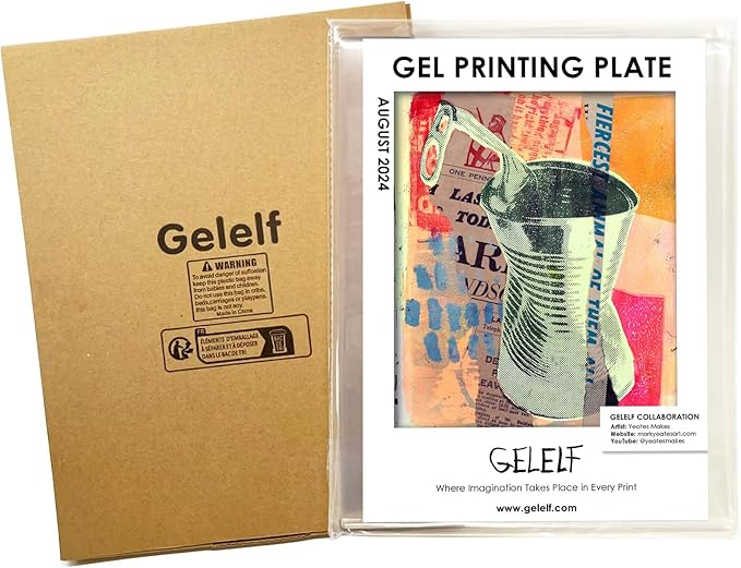 Upgraded Gel Printing Plate 5"x7" by GELELF