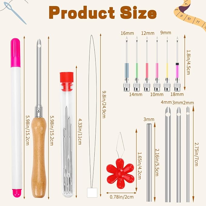 AUGSUN 22Pcs Punch Needle Kit - Image 2