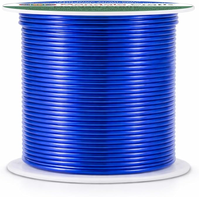Mandala Crafts 16 Gauge True Blue Anodized Aluminum Craft Wire, 100 FT | Colored - Image 2