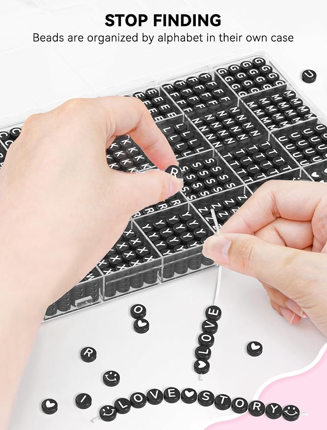ARTDOT 1400 Pieces Letter Beads - Image 2