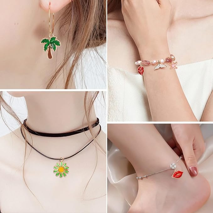 500 PCS Charms for Jewelry Making, Keychains & Craft Projects, Bulk Jewelry - Image 7