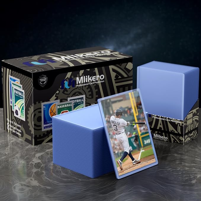 200 Card Sleeves Hard Plastic, Premium Trading Card Holder - Image 7