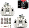 Torchbeam 2PCS Rear Driver and Passenger Side Brake Caliper For Ford Lincoln for 2011-2019 Explorer, 2013-2019 Taurus 3.5L, 2010-2014 Flex, 2010-2014 MKT, Disc Brake Caliper Replace # 18B5263+18B5262