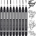 MARTCOLOR Calligraphy Pens, 9 Size Calligraphy Pens by MARTCOLOR