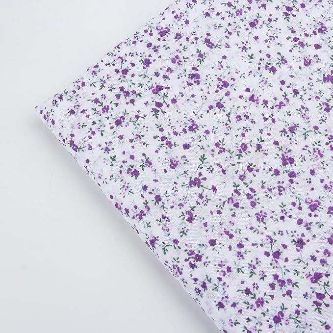 7Pcs 20" x 20" Cotton Fabric DIY Making Supplies Quilting Patchwork Fabric Fat - Image 6