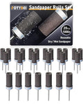 20Pcs 1000 Grit Sanding Drums Sandpaper Sticks Set for Dremel Rotary Tool with 1/8" Shank, Rotary Tool Accessories Suitable for Metal Rust Removal/Jade Polishing/Stone Grinding (1000 Grit)