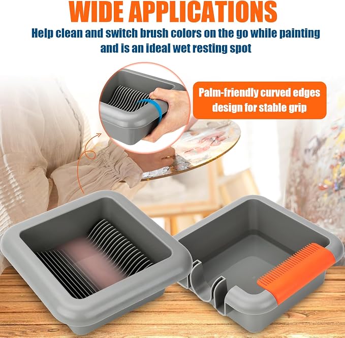 Paint Brush Cleaner Washer Trays Tool - Image 5