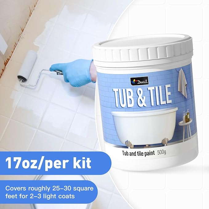 DWIL Tile Paint, Tub and Tile Refinishing Kit - Image 3