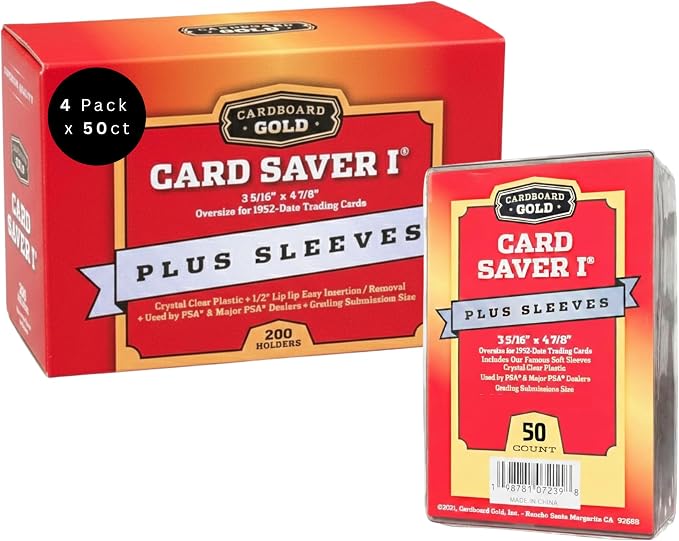 Cardboard Gold Card Saver 1 w/Sleeves by CardboardGold
