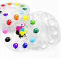28Ps Clear Paint Tray Palettes Plastic by Hulameda
