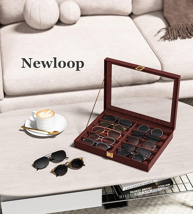 NEWLOOP 10/30 Slots Sunglass Organizer - Image 2