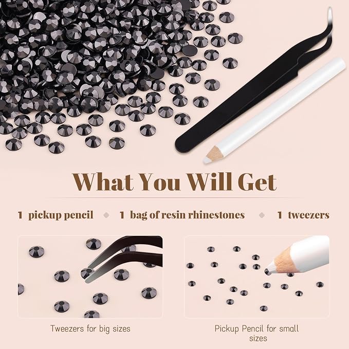 6000PCS 4mm Resin Rhinestones Bulk - Image 7