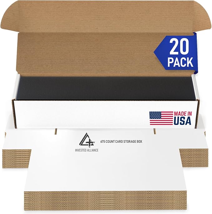 Premium Trading Card Box Storage by InvestedAlliance