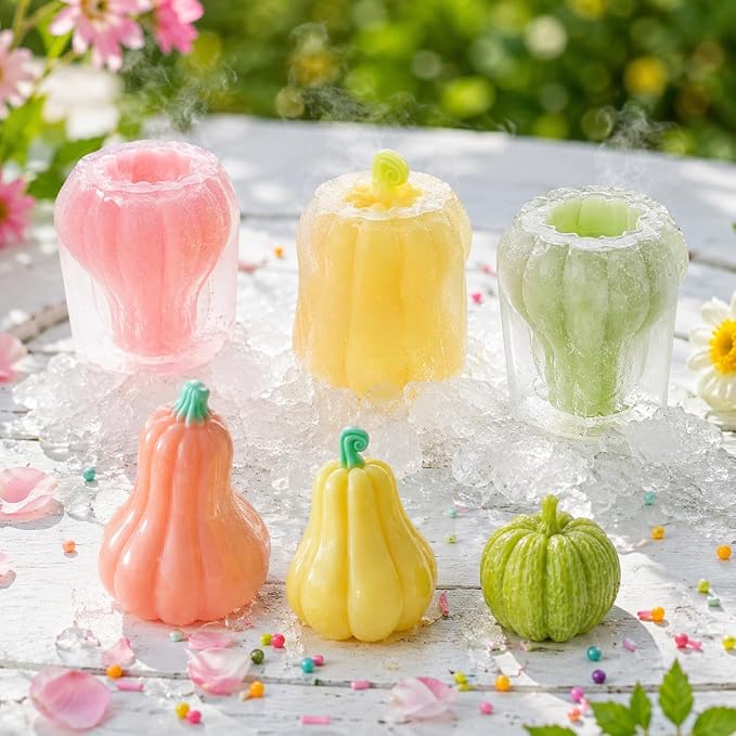 3PCS 3D Pumpkin Silicone Mold, Halloween Thanksgiving Multi Craft Casting | 3D - Image 9