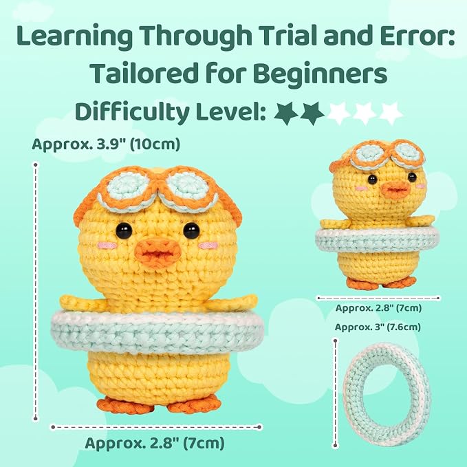 Mewaii Crochet Kit for Beginners Level 2 - Image 5