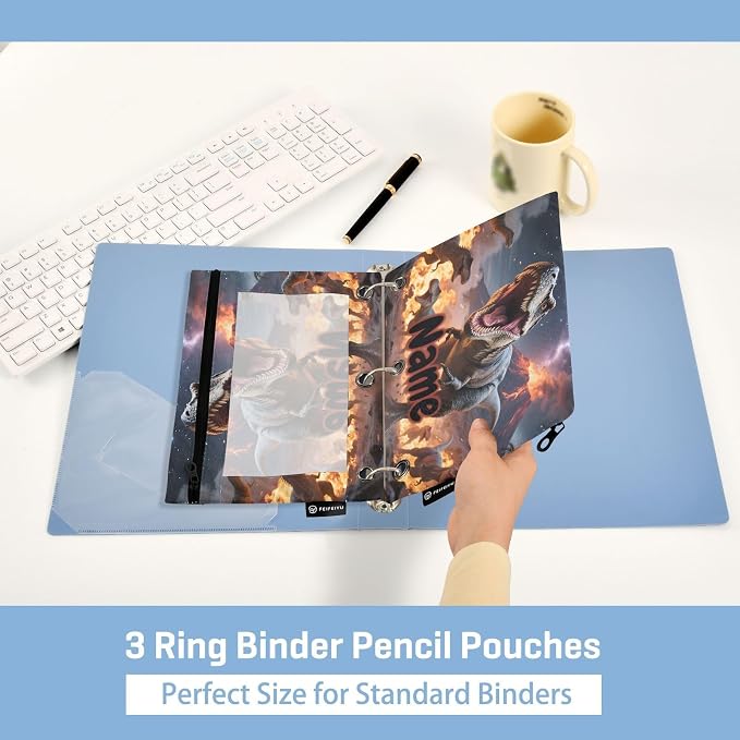 Custom Dinosaurs Roar Pencil Pouch - Image 4