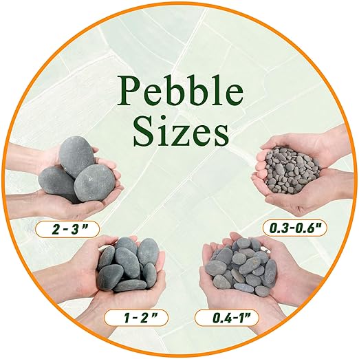 Quibbay 45 LB Mexican Beach Pebbles - Image 2