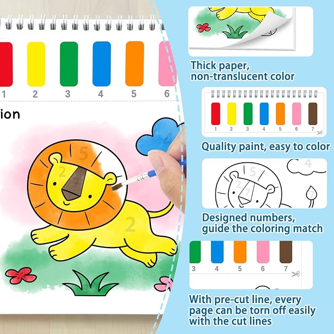 SOCOLER Paint with Water Coloring Books - Image 6