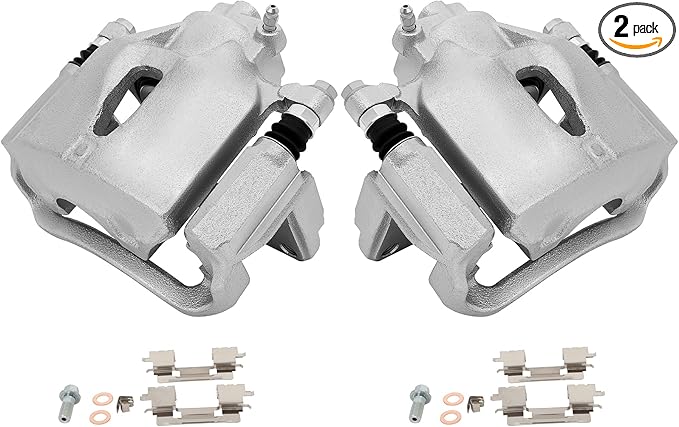 SCITOO 19B2714 19B2715 Disc Brake Calipers Assembly with Bracket Fit For Toyota Avalon 2005-2007,For Toyota Camry 2005-2006,For Toyota Sienna 2004-2010,For Toyota Solara 2004-2008