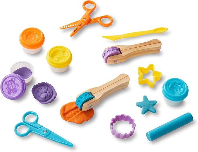 Melissa & Doug Created by Me! Cut, and Roll Modeling Dough Kit - Image 4