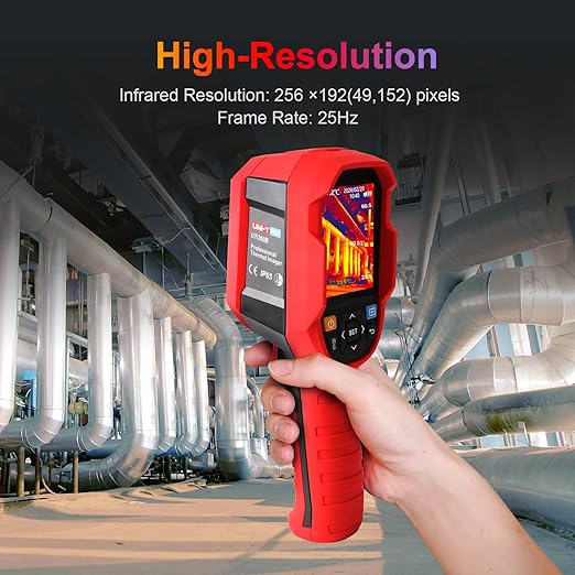 UNI-T UTi260B Thermal Camera Imager 49152Pixels 256x192 IR Resolution Handheld Infrared Camera Thermal Imaging IP65 2 Meter Drop Rechargeable