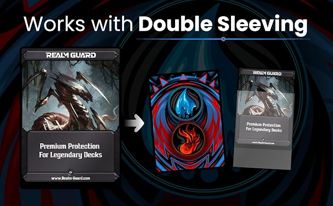100ct Textured Matte TCG/MTG Card Art Sleeves - Image 4