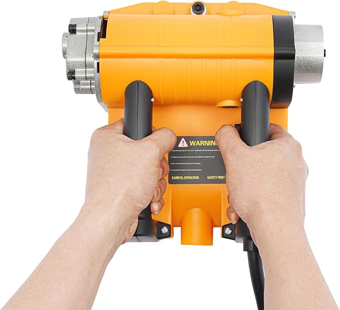 4580W Concrete Planer Electric Wall Planer Handheld Power Planer Wall Machine Planing Adjustable Depth 1-4mm for Drywall and Plaster Homes,Decoration Industries,Construction Sites