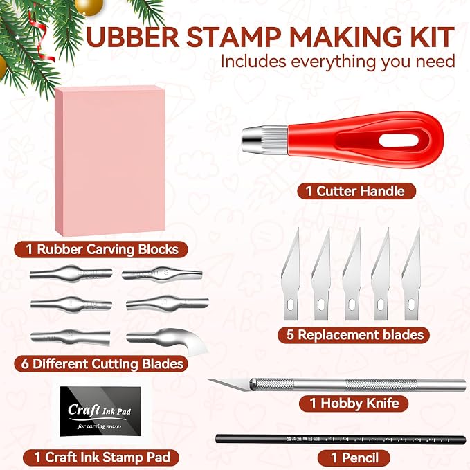 WAYCOM Linocut Kit for Beginners - Image 2