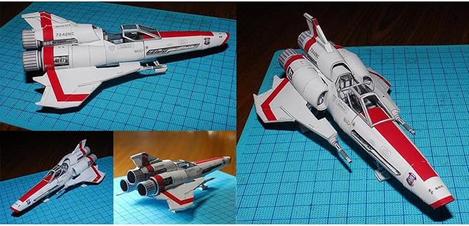 2X Galactica MK2 Ship 3D Model Kit Spaceship DIY - Image 6