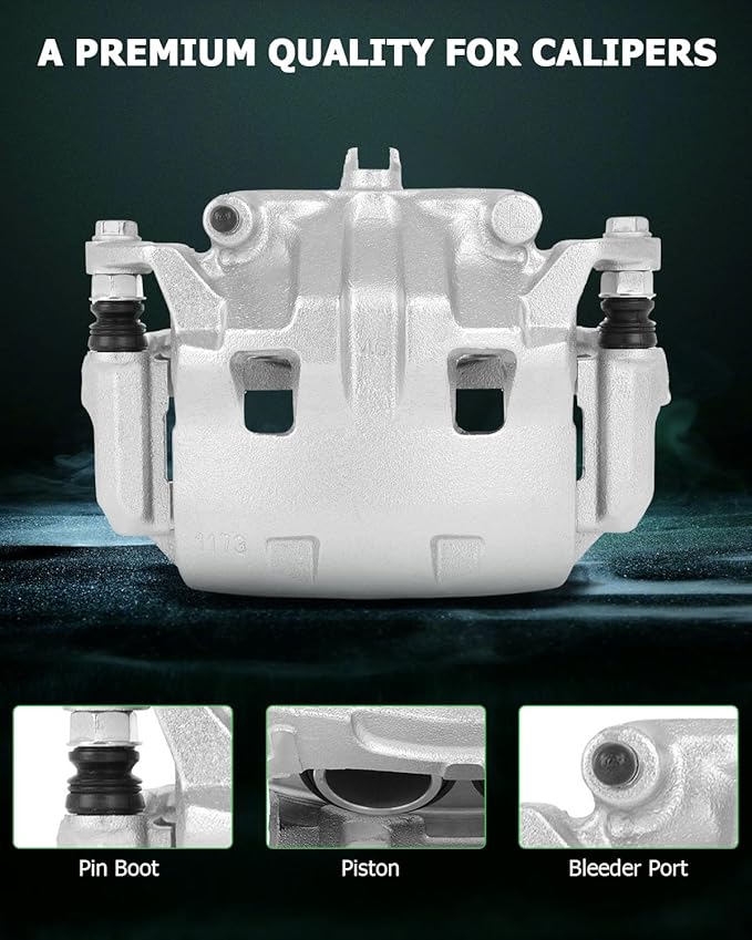 SCITOO 19B3123A 19B3122A Front Left & Right Disc Brake Calipers Assembly w/Bracket For Nissan For Frontier/For Pathfinder/For Xterra,For Suzuki For Equator