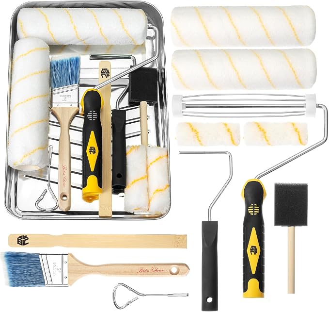 Bates- Paint Tray Set, Paint Roller Kit, Small Roller, Trays & Covers by BatesChoice