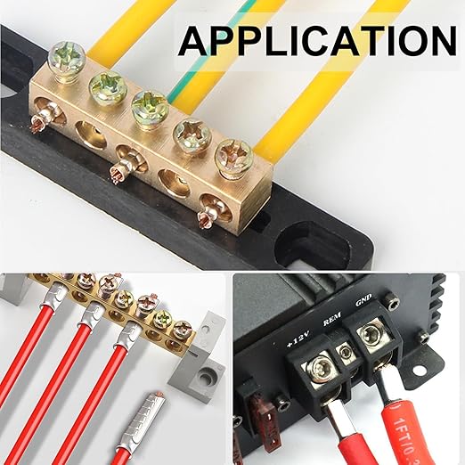 200Pcs Wire Ferrules Kit AWG4 Tinned Copper Crimp Connector Non Insulated Electrical Cable Pin Cord End Terminal Assortment Kit for Electric Connectors (EN25-16